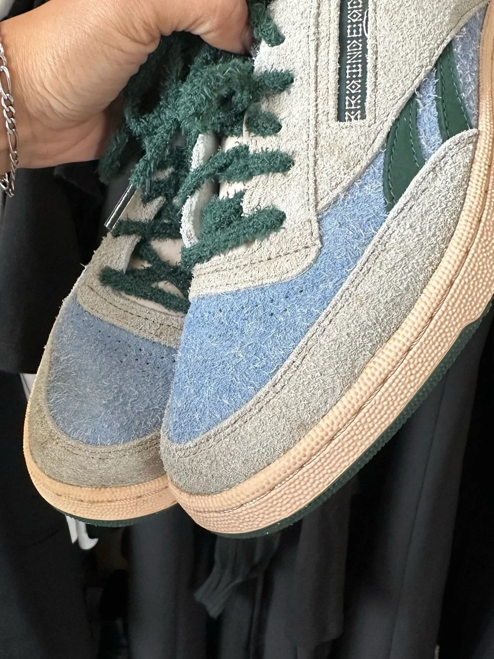 BRAIN DEAD X REEBOK CLUB C REVENGE Mens Suede Sneakers SIZE 10